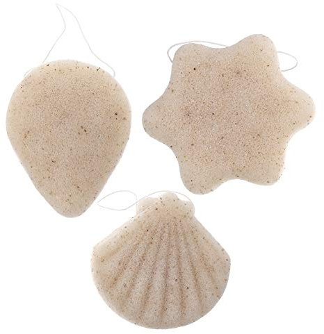 HAPINARY 3stücke Konjak Schwamm Natur Bio Für Gesichtspeeling Make-up Entfernung Und Gesichtsreinigung Hautfreundliches Reinigungswerkzeug Aus Hochwertigem Material