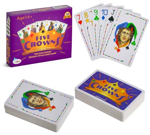 Prmape Kartenspiel, Card Games Spiel, Rummy Karten, Beliebtes Familienspiel & Reisespiel für Kinder und Erwachsene, Gesellschaftsspiel für 3-7 Spieler Ab 7 Jahre