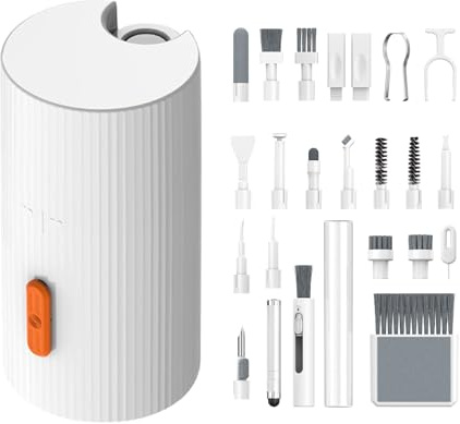 Kit De Nettoyage Pour Clavier | 21 En 1 Brosse De Nettoyage - Aspirateur Pour Clavier | Pour Le Smartphone, Le Bureau, L'Ordinateur, L'Électronique, Les Écouteurs, L'Écran, L'Objectif D'Appareil