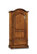 Mar.c.a. Design, Armario Ropero Grande, Armario Dormitorio de Madera, Nogal - Armario con Barra Armario, 1 Puerta y 1 Cajón - Mueble Dormitorio 96x56x196H cm, Modelo Sombrero Redondo - Made in Italy