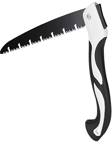 Kesntto Folding Pruning Saw, 7 Inch Folding Hand Saw with Secure Lock, Rugged Durable Trimmer
