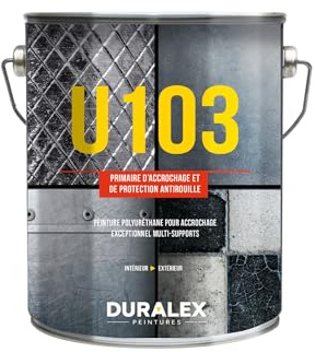 U 103 Primaire d'accrochage et de protection antirouille 1L Blanc - Duralex