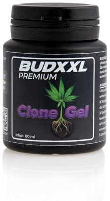 BUDXXL Clone Gel 80 ml, stimulateur de racines pour boutures, utilisation facile avec instructions (français non garanti), sans hormones