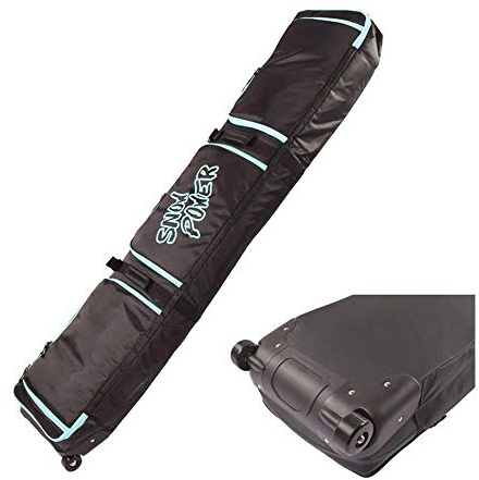 TentHome Fully Padded Snowboard Bag with Wheels Large Multi-Compartment Ski Boots and Helmet Bag Perfect for Travel