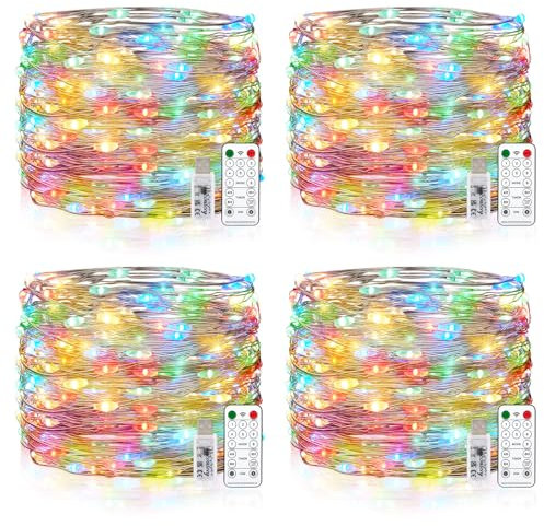 Vacoulery LED Guirnaldas Luces, 150 LED 15M USB Luces de Hadas, 8 Modos Guirnalda Luces con Mando Timer LED Luces Navidad USB para Decoración Bodas Fiesta de Navidad