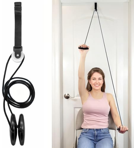 KSJEHW Poleas Gimnasio Polea Gimnasio Casa Polea De Ejercicios Rehabilitación del Hombro Sistema De Polea De Ejercicio De Terapia Polea Hombro Cuerda para Gimnasio Polea Isocinetica