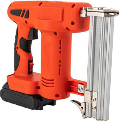 Pistola de clavos 2 en 1, clavadora inalámbrica, capacidad de cargador, 100 unidades, tasa de clavos 80 unidades/min, número de clavos perforables aproximadamente 2400 unidades para carpintería