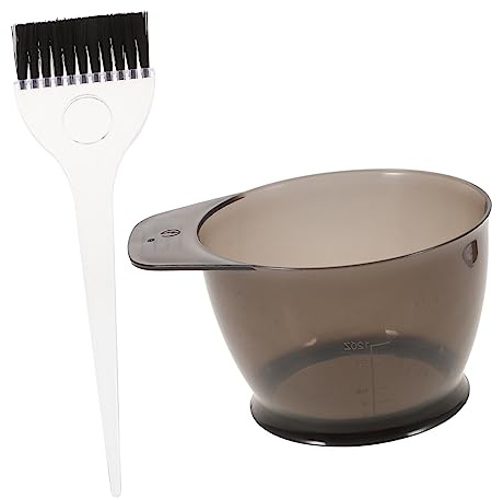 Veemoon 2piezas Kit Para Teñir El Cabello Salón Profesional Bol y Pincel Tinte Recipiente Para Teñir