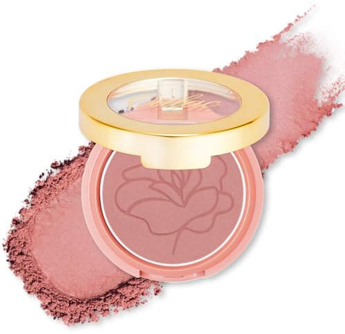 Oulac Satin Blush Make up, Highlighter mit blendbarem Blush, langanhaltende Rouge Make up, ausblass und übertragungsresistent, Vegan & Cruelty Free, ST08 La Reverdie