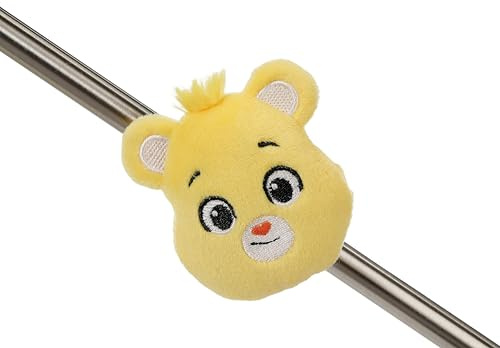 MagNICI 62813 Peluche Mini Bisounours Ours Ensoleillé, 7 cm, Jaune, avec Aimant, Adhère Aux Surfaces Métalliques, Aux Tableaux Magnétiques, Aux Poignées De Sac, Idée De Cadeau, 6 cm