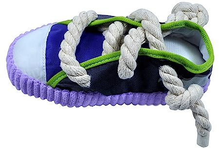 jojobasec Soft Chew Toy for Pet Dogs Simulation Shoe Toy Dogs Squeak Toy Puppy Rope Toy Resistant Dogs Sounding Toy
