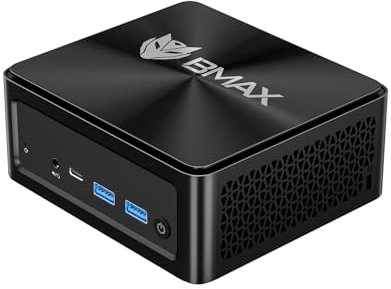 BMAX Mini PC B9Power, Procesador Intel Core i9-12900HK(hasta 5,0 GHz) Mini Ordenador con 24GB LPDDR5 RAM, 1 TB NVMe SSD, WiFi 6, Pantalla Triple 4K, BT 5.2, HDMI, Tipo-C, DP 1.4a