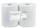 Hypafol Jumbo-Toilettenpapier perforiert, 6 Rollen, 3-lagig Zellstoff weiß, 24 cm Durchmesser, 6 cm Kerndurchmesser Mikrogeprägt, für Sanitärbereiche