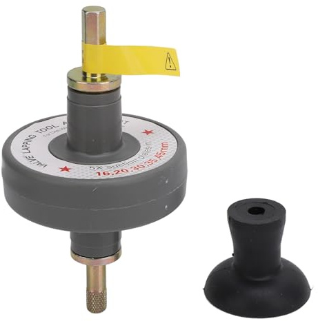Kit de Herramientas de Regazo de válvula, Herramientas de Pulido SmValve Lapper, 1000 RPM a 1250 RPM con Rodillo de Goma de 5 Pulgadas y Ventosa, para Motosierra de cortacésped de
