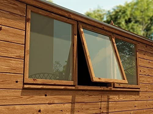 RuudraScott 4mm Clear Polycarbonate Shatter proof Plastic Safety Sheet For Shed Windows UV grade Many (610X610)