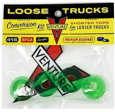 Venture Trucks Skateboard Bushings Loose Trucks Conversion Kit 90A Green