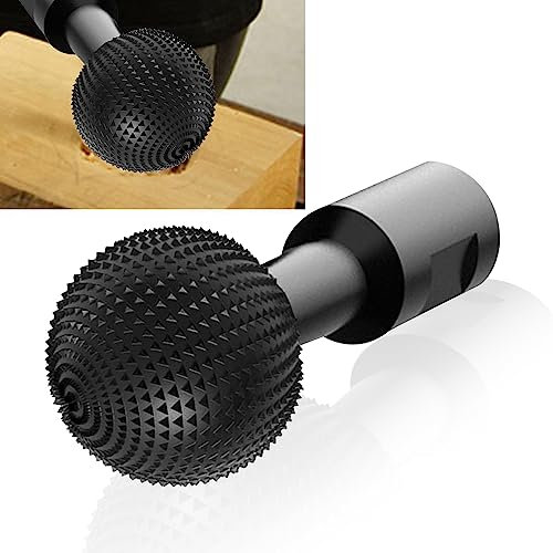 Kugelfräser Holz 40 mm Kugelmeißel Holzfräser für Winkelschleifer Fräsbohrer Holz Frässcheibe für 115/125 mm Winkelschleifer - Winkelschleifer Zubehör für Holzbearbeitung