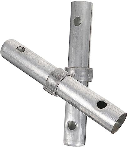 BESTonZON 2stücke Teiliges Gerüstkupplungsset Mit Verstärktem Sicherungsstift Und Kragen Hohe Traglast Kompatibel Mit Mobilen Gerüsten Einfache Montage Für Sicheres Arbeiten