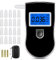 Winload Alkoholtester mit 20 Mundstücke, Digital Alkoholmessgerät mit LED-Display, Halbleiter Sensorik Promilletester, Tragbarer Atemalkoholtester für Den Persönlichen und Professionellen Gebrauch