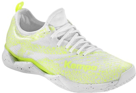 Kempa Wing Lite 2.0 W sportskor för kvinnor, vit/fluo gul, 36 EU, Vit fluo gul, 36 EU