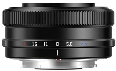 TTARTISAN AF 14 mm F3.5 lente gran angular para Fuji, APS-C Autofocus Wide-Angle Pancake Lens X Mount compatible con cámara Fujifilm X-Mount