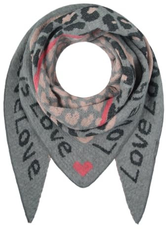 Majea Damenschal Winterschal Strickschal Damen Schal (880043) (grau 11)