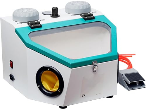 Electric Sandblasting Machine with Foot Pedal and Lighting for Efficient Polishing and Repair