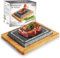 Artestia Kochsteine für Steak mit doppelten Granitsteinen, brutzelnde Steakstein-Kochset für BBQ/Hibachi/Steakgrill (ein Deluxe-Set mit zwei Steinen)