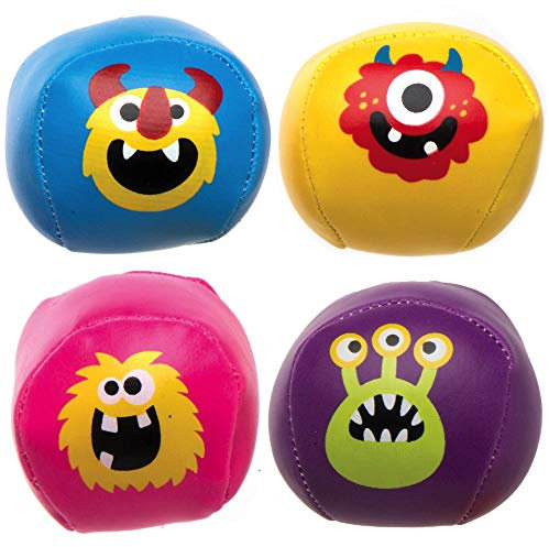 Baker Ross AX273 Monster Bunch Mini Softbälle - 6 Stück, Lustiges Spielzeug für Kinder zur Winterzeit perfekte Party, Beute, Preis oder Korbfüller, Softbälle