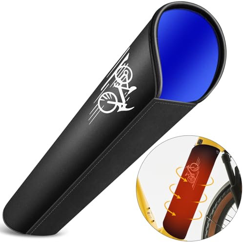 QIURUYUE E-Bike Battery Protective Cover, [For 28-45 cm Frame Circumference], Thermal Protective Cover for E Bike, Protects Against Cold and Dirt, Neoprene Battery Protection, Battery Protection,