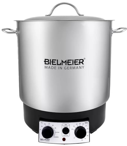 BIELMEIER Einkochautomat einwecken Edelstahl 1800 Watt 29 Liter BHG 695.0 Zeituhr Ersatzteilgarantie Made in Germany