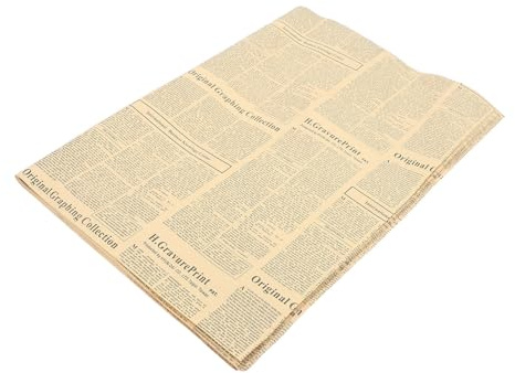 Papier D'emballage Rétro Halloween 20pcs Noir en Fleurs et Présents | Style Vintage Simple, Décoratif pour Scrapbooking et Cartes, Lot Pratique pour Créations DIY