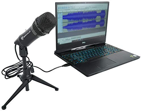 Rockville Z-STREAM USB Condenser Computer Microphone Youtube Zoom Podcasting Gaming Skype Twitch Streaming Home Studio Recording Laptop Desktop Mic w/Tripod Stand+Windscreen
