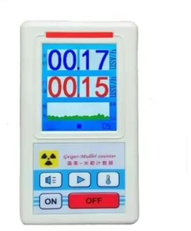 BR-6 Geigerräknare Kärnstrålningsdetektor Personlig dosimeter Röntgengammadetektor LCD-radioaktiv testare Marmorverktyg(Green)