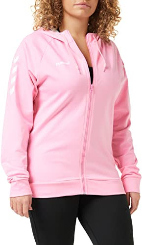 Hummel Damen Hmlgo Cotton Zip Hoodie Woman Sweatshirt, Cotton Candy, XS EU