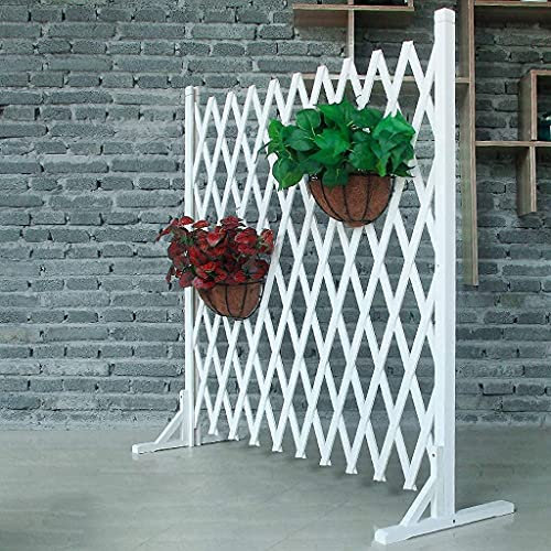 HSWYJJPFB Vallas De Madera Jardin Vallas Extensibles Celosia Madera Barrera de separación de Espacio, Frontera Decorativa extendida al Aire Libre del jardín de la Cerca Decorativa de la Cerca 1020(C