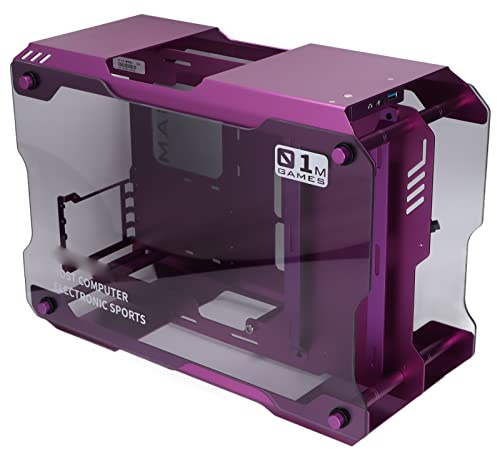 Boîtier ATX Haut de Gamme pour PC, Boîtier de Jeu pour PC, Panneaux en Verre Trempé, Châssis D'ordinateur pour PC de Jeu, Mini-châssis de Jeu Refroidi à l'eau de ATX Matx