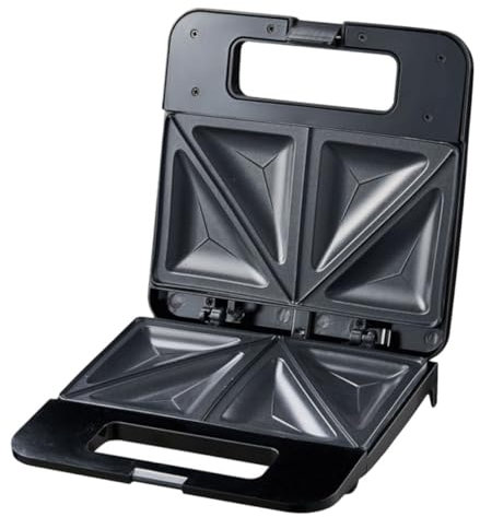 Garneck Sandwich-toaster Brotmaschine Kuchenmaschine Frühstücksmaschine Steak Bratofen Black