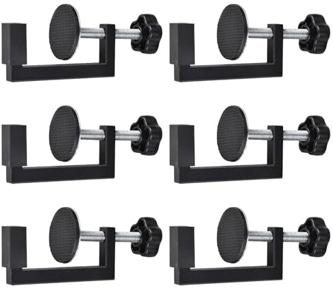 6er-Packung 10–57MM Tischklemme,Klemmhalter Robust Und Einfach zu Bedienen Schraubzwingen Klein Einstellbar C Klemme Trägerklemme,Zum Schweißen Und Tischler Und Montage von Eigenheimen Verwendet