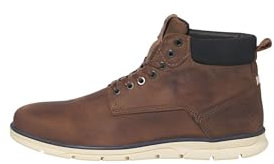 JACK & JONES Jfwtubar Leather Brandy STS Homme Chukka Boots, Marron, 46 EU