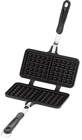 Stampo per Waffle in Alluminio Pressofuso, Stampi per Torte, Fornello, Pentole per Waffle, Stampi Antiaderenti per Waffle, per la Colazione in Famiglia