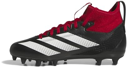 adidas Adizero Impact.2 Baskets de football américain unisexes pour enfant, Noir/blanc/rouge Team Power, 1 Little Kid