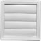 Vent Systems Cache de sortie d'air de 125 mm - Blanc - Pour sèche-linge - Grille d'aération pour sèche-linge avec fentes d'aération - Capuchon de hotte d'évacuation d'air - Grille d'alimentation en