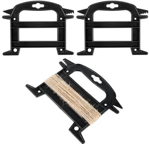 Seilwickler 2 Stück Lichterketten Rope Aufwickler Parachute Seil Veranstalter Outdoor Paracord Wickler Kunststoff Seil Werkzeuge Haspel Kabelaufwickler für Fallschirmschnur Kabel