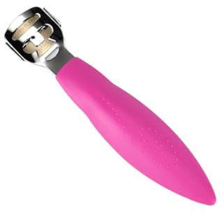 COLLBATH 2 Piezas raspador de pies para piel muerta pedicure quitadurezas Pie de cuidado spa para pies foot spa foot file Eliminador de durezas cuidado pies removedor de callos Rosy