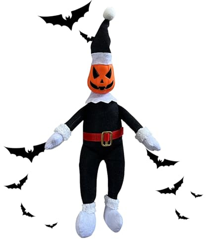 Genérico Muñeca Halloween | Abrazadores Calabaza Infantiles | Decoración Mimosos Cojín Suave para Niños Niñas Fiesta de Cumpleaños