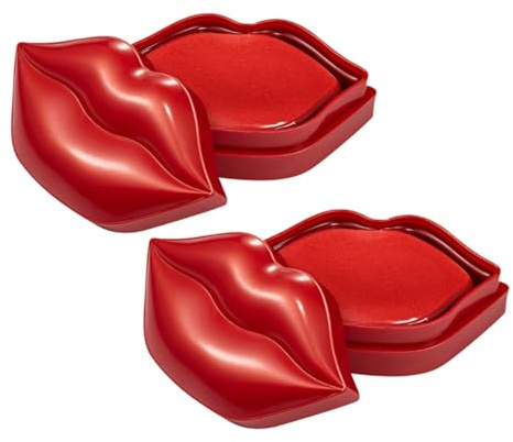 Mascarilla Labial Nocturna Hidratante de Gel para Labios Rojos