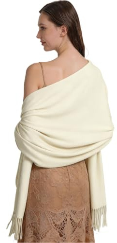 BEZHO Chales y estolas tipo pashmina para mujer; bufandas largas y envolventes. Ideales para novias, damas de honor, bodas, eventos de noche, uso diario o fiestas.