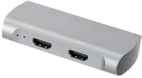 Cocoarm Card USB 2.0 Video Card, Aluminiumlegering 4K 30Hz Ingång 1080P Utgång Out för Spelströmning Inspelning OBS VLC