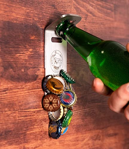 Ivalio Magnetischer Flaschenöffner | Bieröffner mit starkem Magnet | Wand- & Kühlschrankbefestigung | flaschenöffner magnetisch| bottle opener
